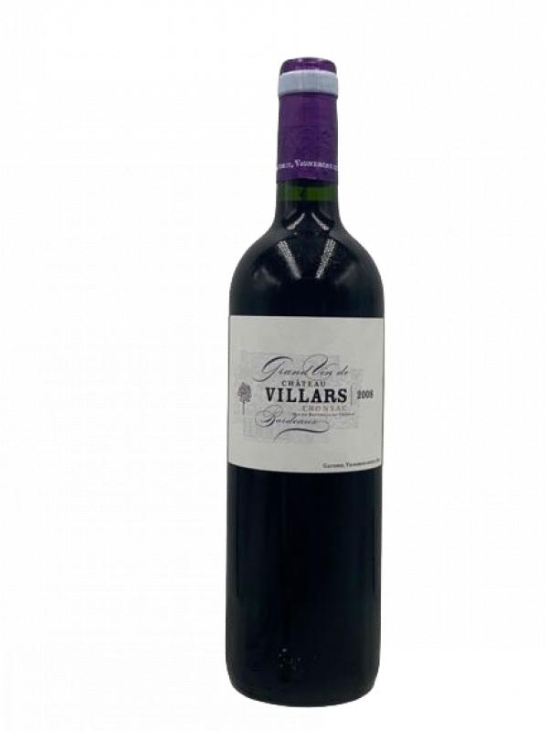 FRONSAC "Château VILLARS" 2008 - 13.5°vol - 75cl