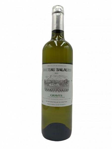 GRAVES blanc "Château BALAURIN" 2022 - 13°vol - 75cl