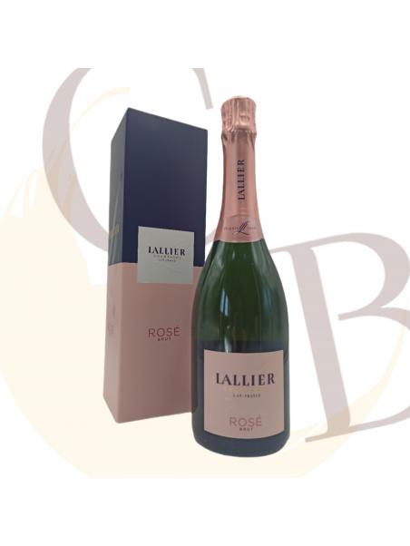 CHAMPAGNE Brut Rosé "LALLIER" 12.5°vol - 75cl sous étui