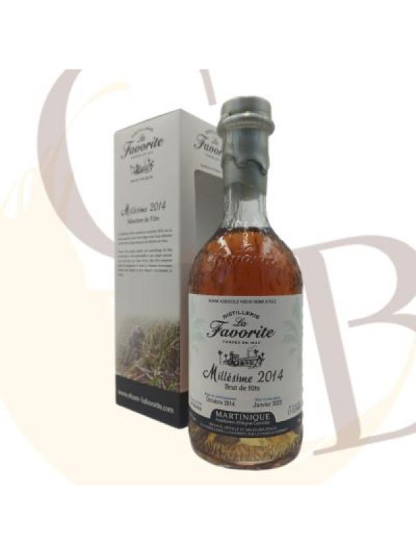 LA FAVORITE Vieux Rhum - MILLESIME 2014 - 47.1°vol - 70cl