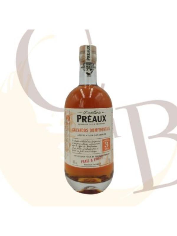 CALVADOS - PREAUX - 3 ANS - 40°vol - 50cl