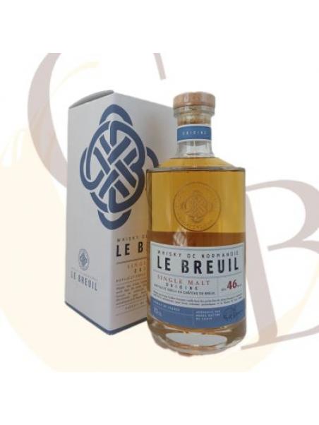 Whisky de Normandie "LE BREUIL" - Cuvée ORIGINE - sous étui - 46°vol - 70cl