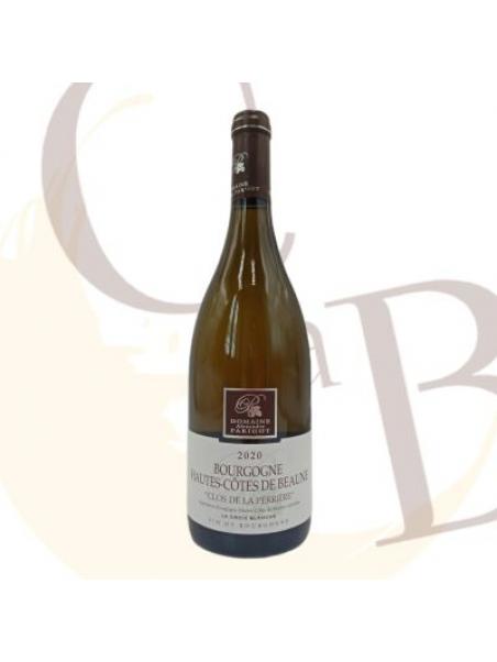 HAUTES COTE DE BEAUNE Blanc "Domaine PARIGOT" Clos de la Perrière - 2020 - 13°vol - 75cl