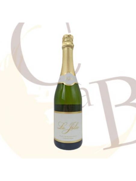 Vin Mousseux Brut Blanc de Blanc LA JOLIE - 11.5°vol - 70cl