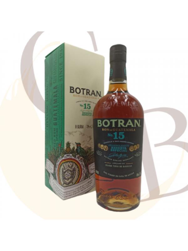 BOTRAN 15 RESERVA sous étui - 40°vol - 70cl