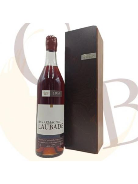 BAS ARMAGNAC "Château de Laubade" 1935 - 70cl - 40°vol en coffret bois