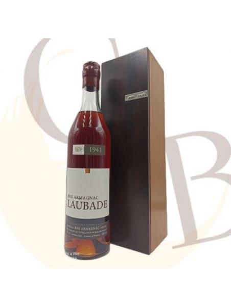 BAS ARMAGNAC "Château de Laubade" 1941 - 70 cl -40°vol en coffret bois