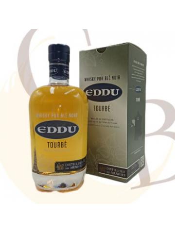 EDDU TOURBE - Whisky "Pur Blé Noir"- 43°vol - 70cl sous étui