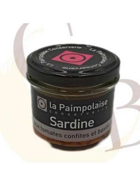 SARDINE aux Tomates Confites et Basilic - Tartinable La Paimpolaise - 80gr