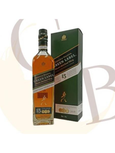 JOHNNIE WALKER GREEN LABEL 15ans- 43°vol - 70cl sous étui