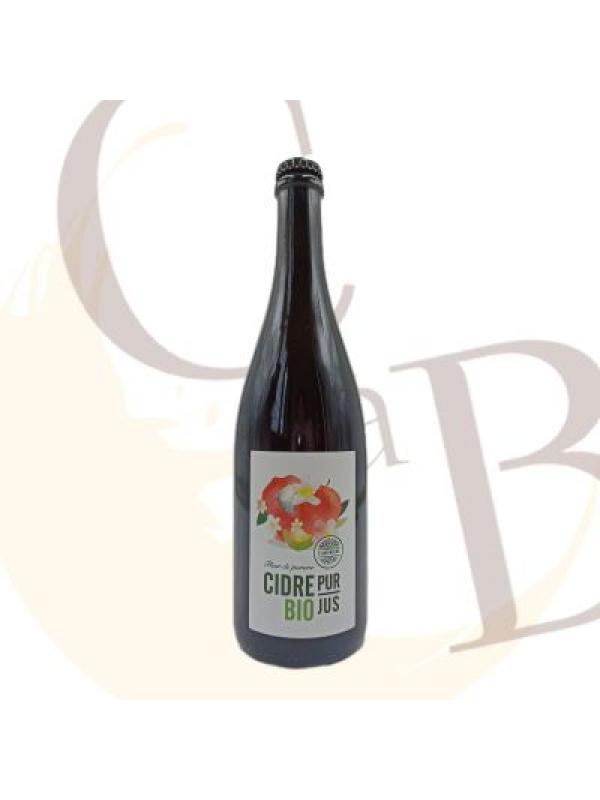 CIDRE BIO "Fleur de Pomme de l'AUBINIERE" 2022 - 5.5°vol - 75cl