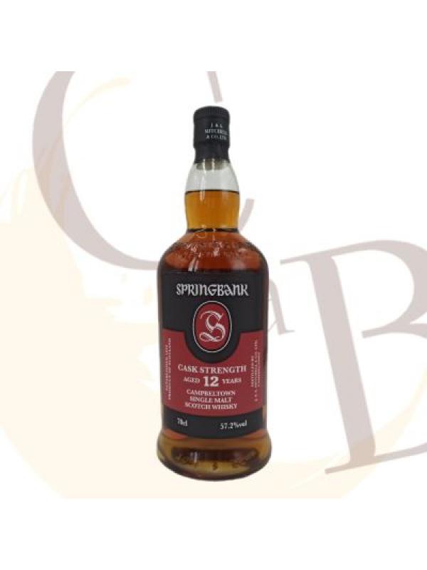 SPRINGBANK 12 ANS "Cask Strength" - 56.2°vol - 70cl